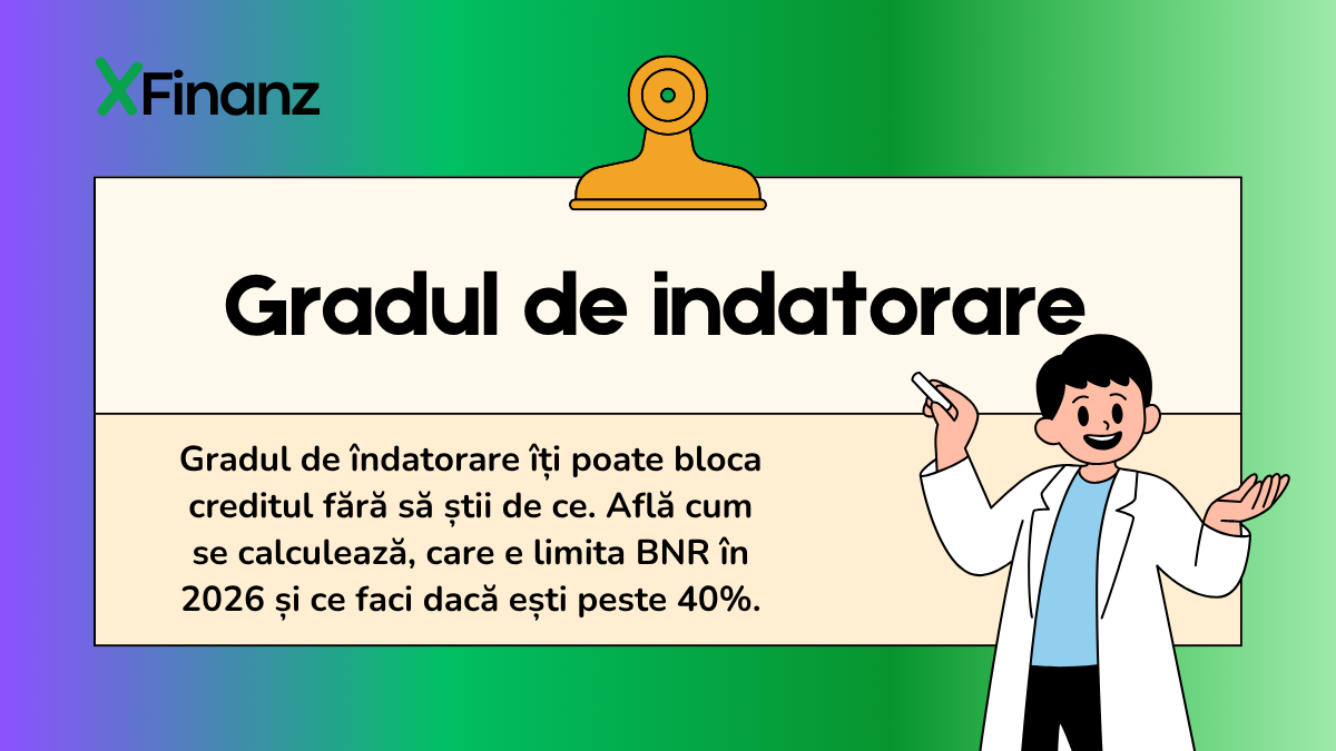 Gradul de îndatorare, ce este, cum se calculează și ce faci dacă ești peste limită