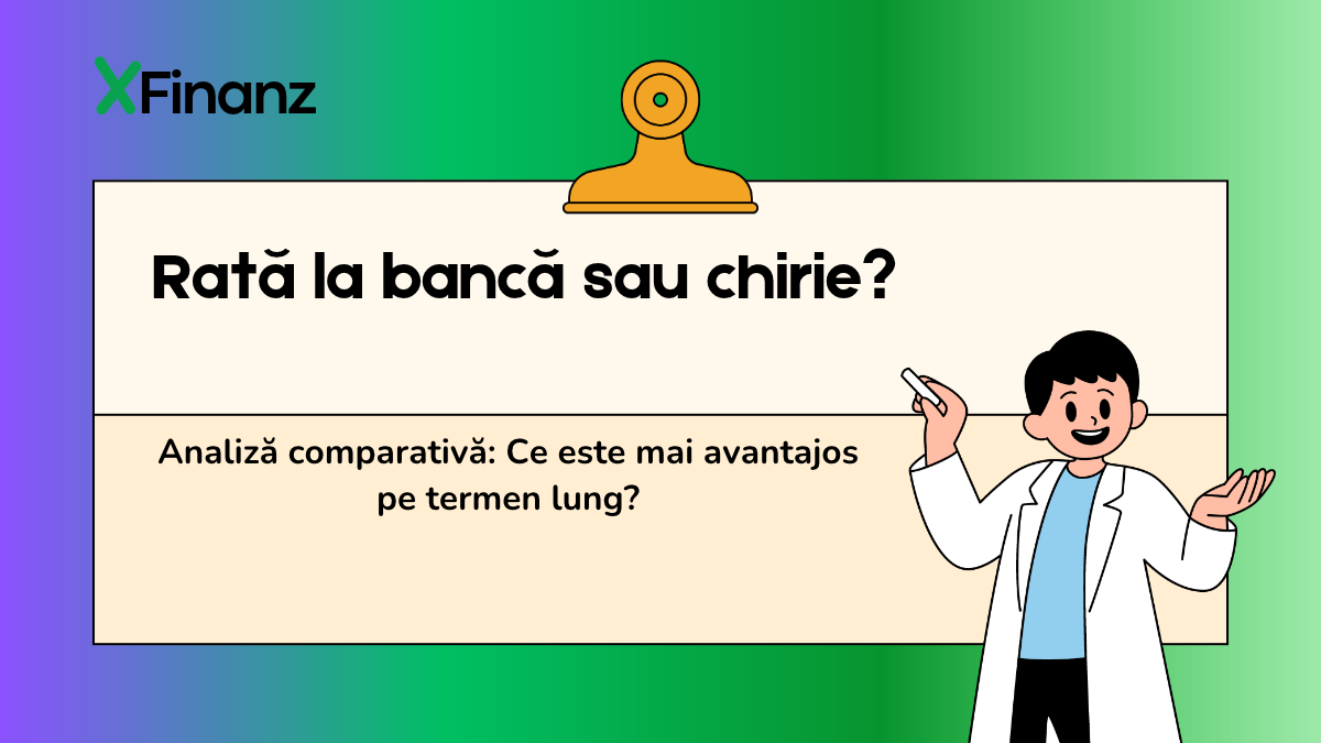 Rată la bancă sau chirie?